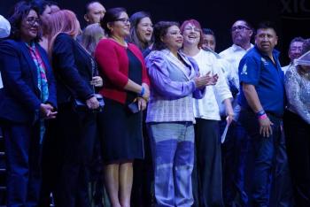 Clara Brugada se compromete a erradicar la brecha salarial en la CDMX