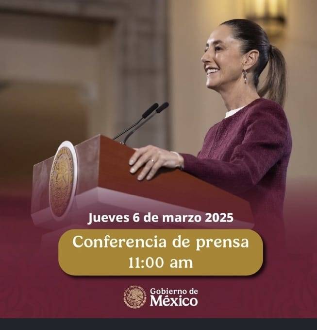 Por llamada entre Sheinbaum y Trump, mañanera será a las 11 am este jueves