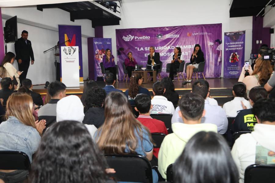 Ayuntamiento de Puebla dirige Foro “La seguridad también es de nosotras” en la UVP