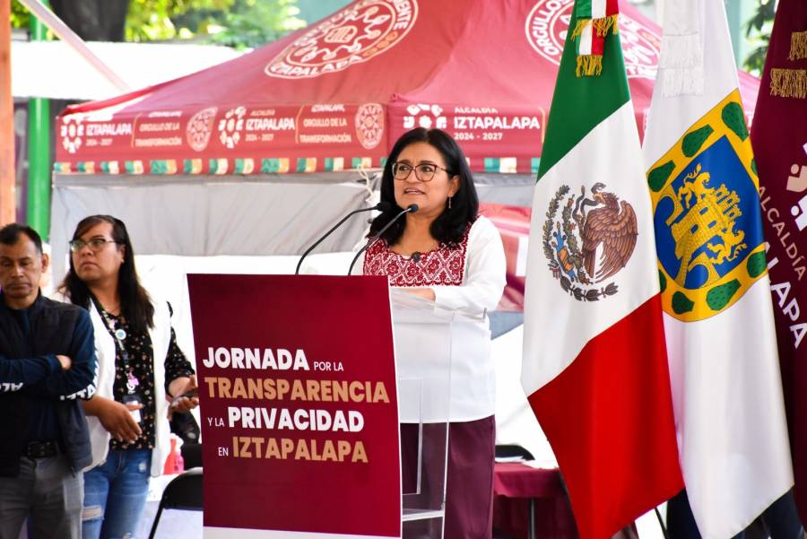 Aleida Alavez encabeza Jornada por la Transparencia y la Privacidad 2025 en Iztapalapa