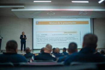 Polic&iacute;as de GAM reciben capacitaci&oacute;n para actuar contra franeleros y tiraderos de basura