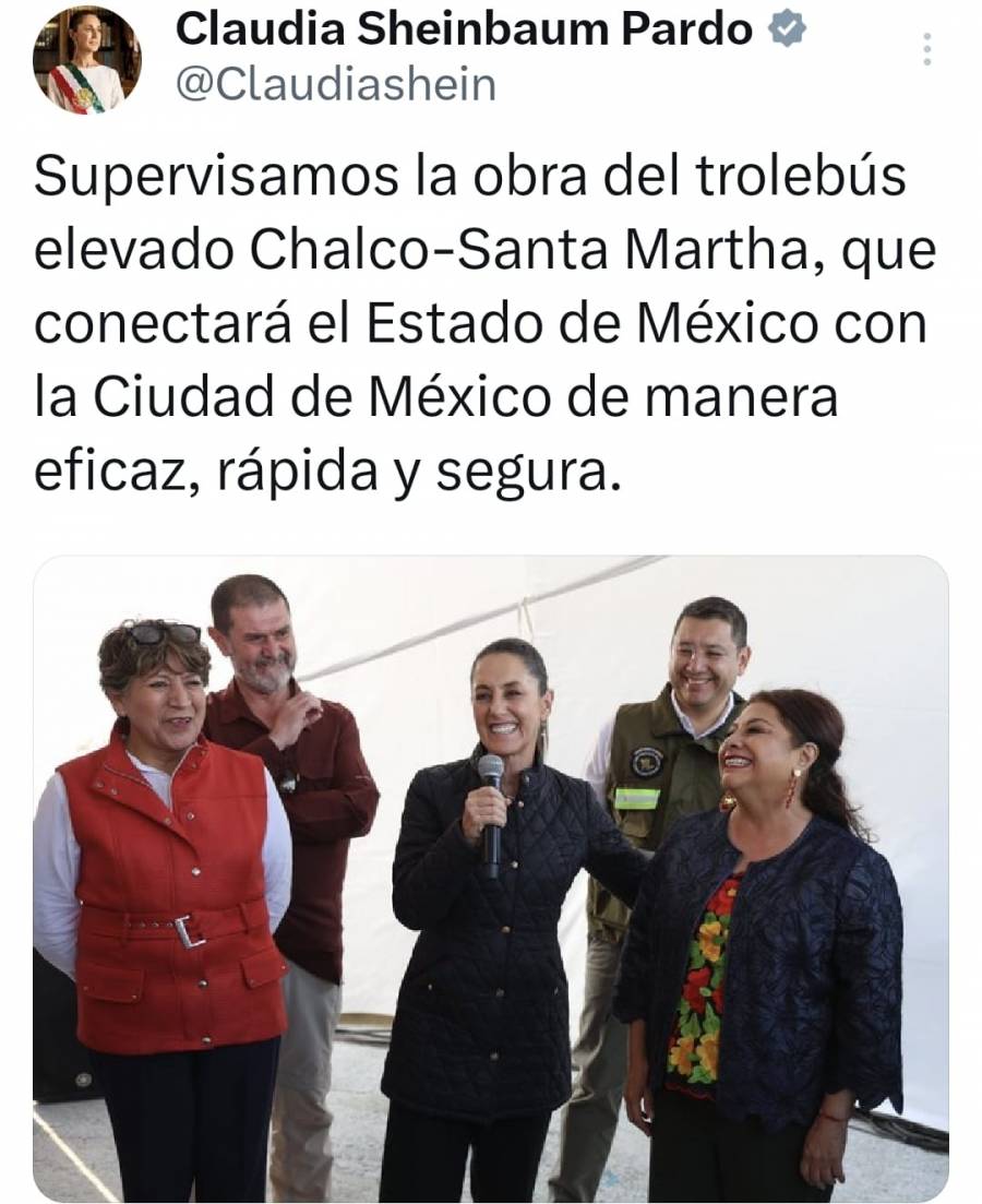 Sheinbaum visita el Oriente de la metrópoli