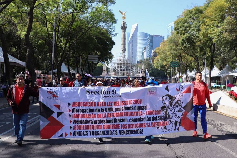 Maestros de la CNTE marcharán este viernes en CDMX: calles afectadas y alternativas viales