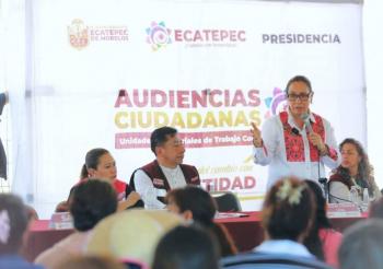 Se compromete Azucena Cisneros con vecinos de la Laguna de Chiconautla atender controversia por l&iacute;mites territoriales