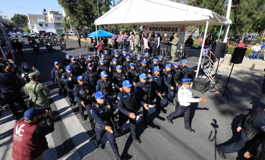 Refuerzan seguridad en Venustiano Carranza con operativo conjunto de Sedena, Guardia Nacional y SSC
