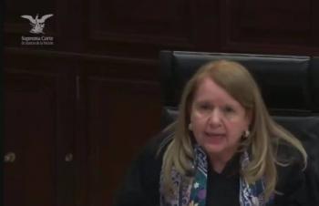 Ministra Ortiz acusa a la Corte de intentar designar prematuramente al &Oacute;rgano de Administraci&oacute;n Judicial