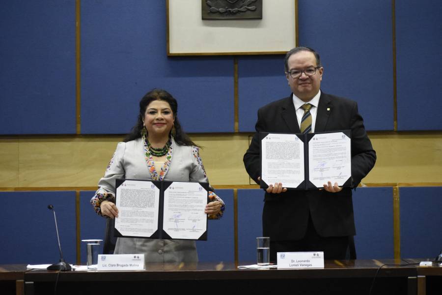 Clara Brugada y la UNAM firman convenio para impulsar educación, innovación y justicia social