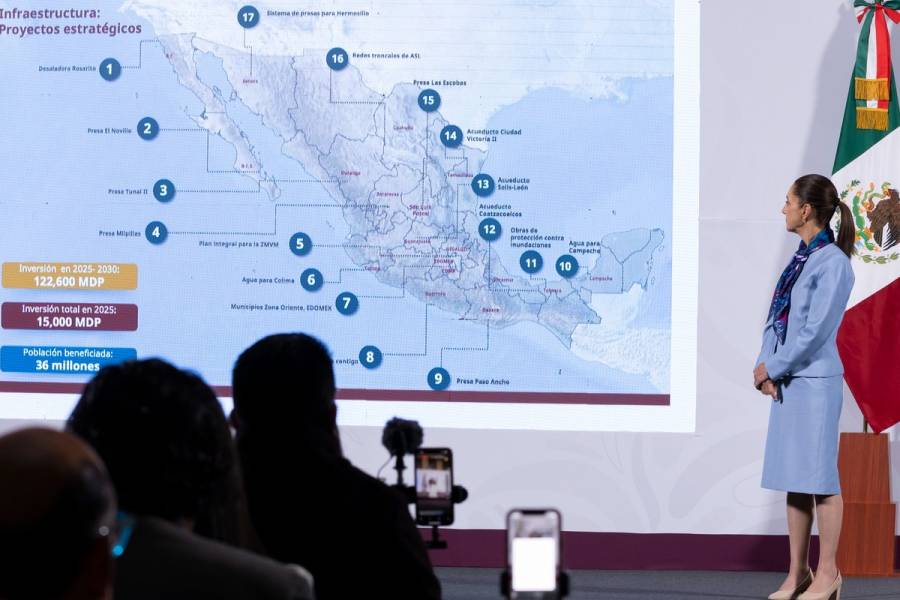 Se invierten más de 122 mmdp en infraestructura hídrica: Conagua