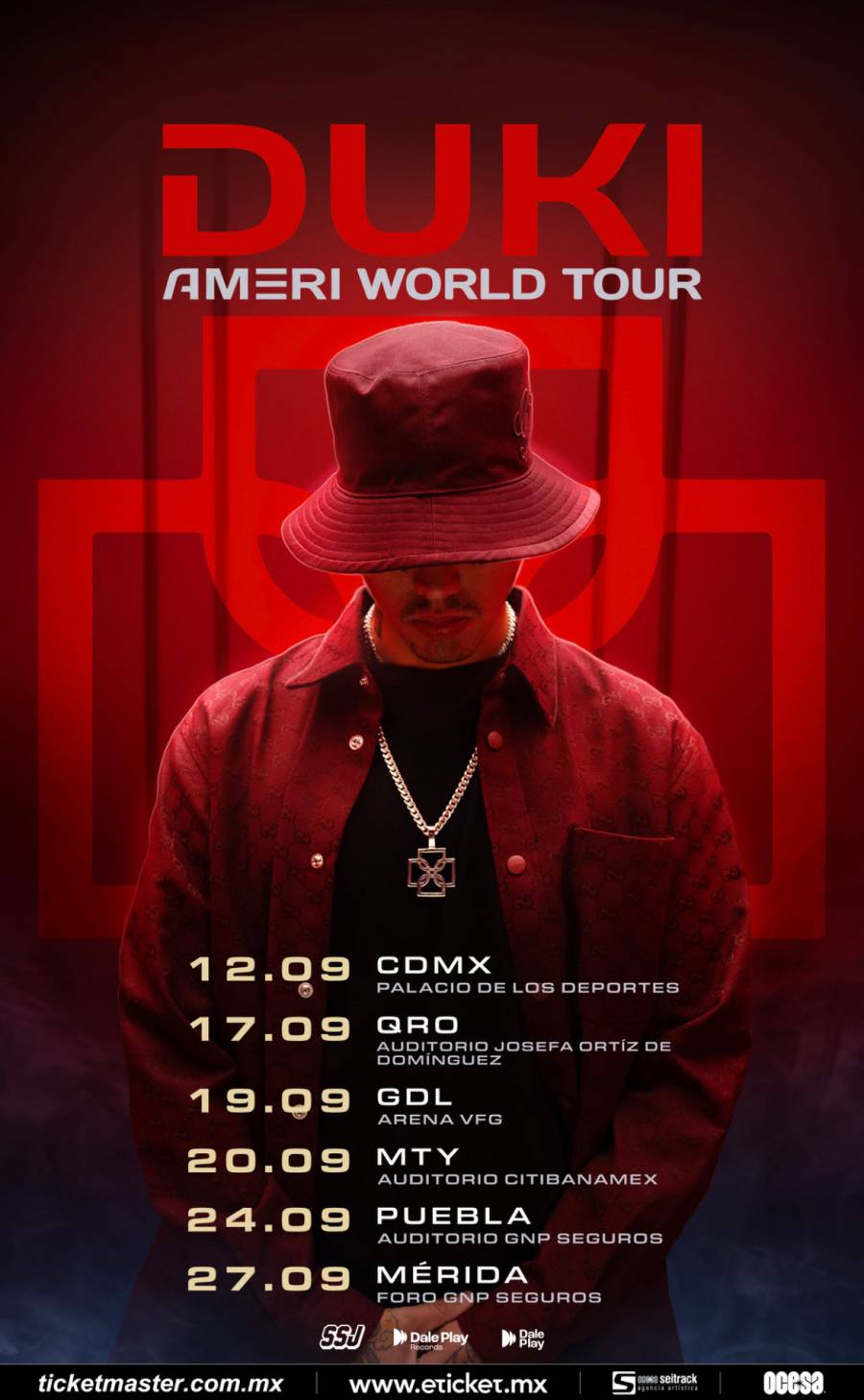 Duki arrasa con su tour mundial y destaca su próximo paso por México con 6 shows