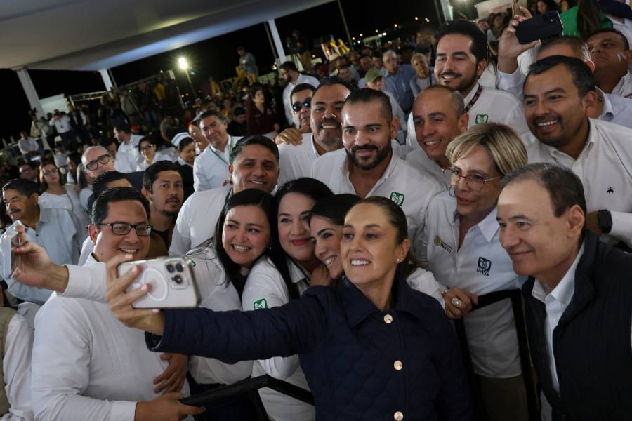 Claudia Sheinbaum dio banderazo a inicio de obras del Hospital del IMSS en San Luis Río Colorado
