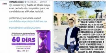 Arrancan campañas para elección judicial: estrategias en redes y territorio