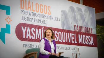 Yasmín Esquivel inicia campaña; va por la transformación del sistema judicial