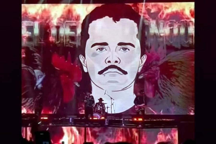 Banda proyecta imágenes de 