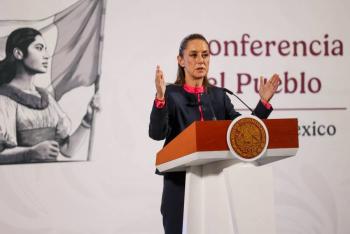Aranceles a M&eacute;xico es solo una decisi&oacute;n de Trump: Sheinbaum