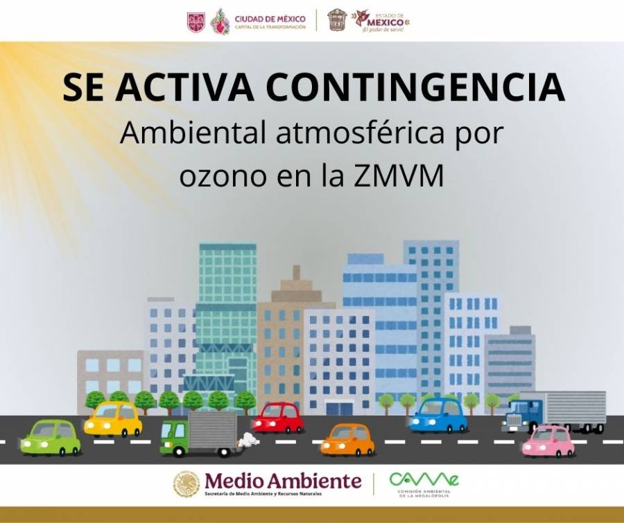 Activan Fase 1 de Contingencia Ambiental en el Valle de México y aplican Doble Hoy No Circula