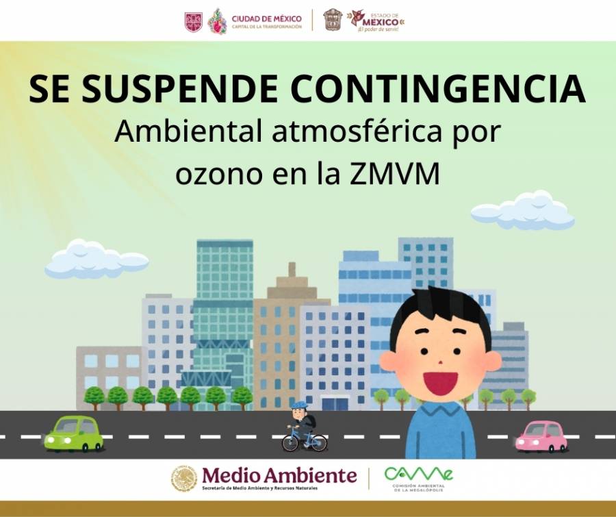 Se levanta la contingencia ambiental tras mejora en la calidad del aire