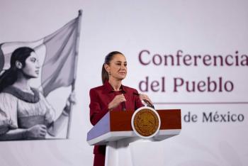 Sheinbaum celebra crecimiento econ&oacute;mico y r&eacute;cord en empleo