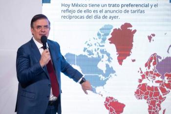 M&eacute;xico negociar&aacute; reducci&oacute;n de aranceles con EU en los pr&oacute;ximos 40 d&iacute;as: Ebrard