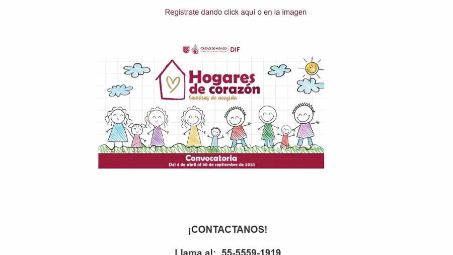 DIF CDMX lanza convocatoria para el programa “Bienestar Hogares de Corazón”