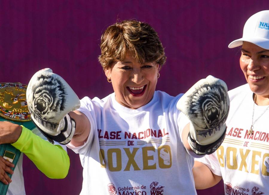Récord en el Estado de México: Más de 50 mil perdonas participan en la Clase Nacional de Boxeo encabezada por Delfina Gómez