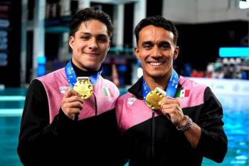 M&eacute;xico conquista oro en la Copa Mundial de Clavadados 2025 con Juan Celaya y Osmar Olvera