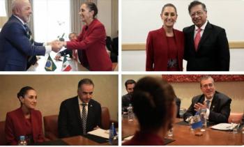 Sheinbaum sostiene conversaciones con 4 presidentes de América Latina