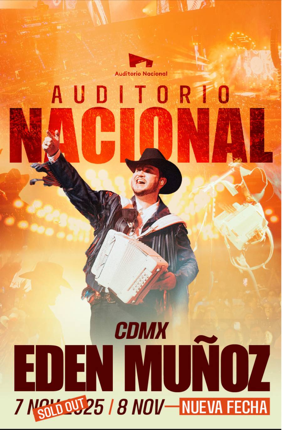 Edén Muñoz suma una fecha más al Auditorio Nacional