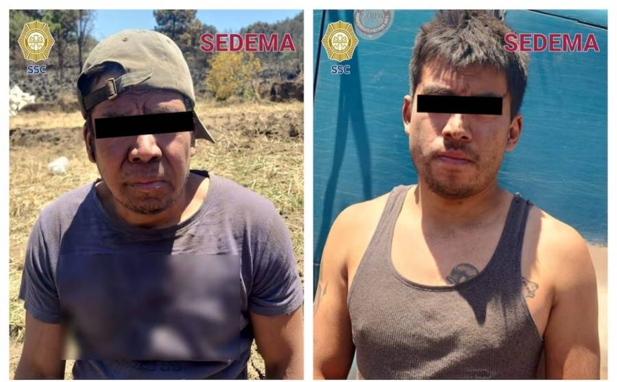 Detienen a dos personas en Tlalpan por extracción ilegal de tierra de monte
