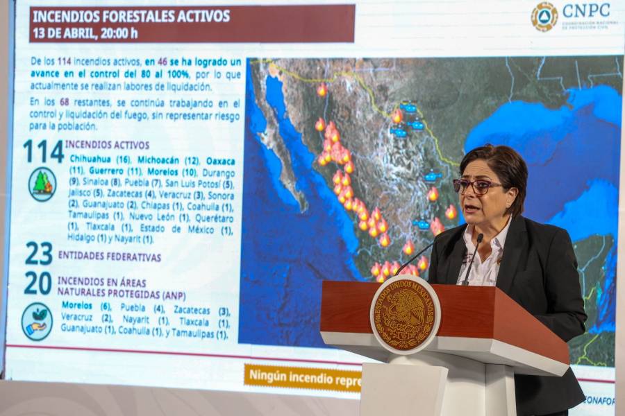 México enfrenta 114 incendios forestales activos en medio de una sequía que afecta al 42% del país: Gobierno asegura que no representan riesgos