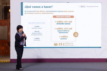 Sedatu incrementa metas de vivienda dentro del Plan M&eacute;xico