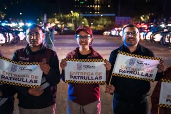 Tlalpan refuerza la seguridad con la incorporación de 30 patrullas a su estrategia territorial