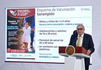 Salud reitera llamado a vacunarse contra el sarampión, rubéola y paperas