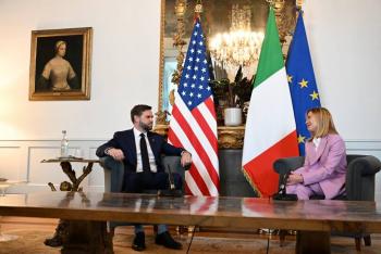 JD Vance se reúne en Roma con Meloni antes de celebrar la Pascua en el Vaticano