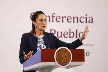 Sheinbaum condena difusi&oacute;n de propaganda antiinmigrante de EEUU en TV mexicana