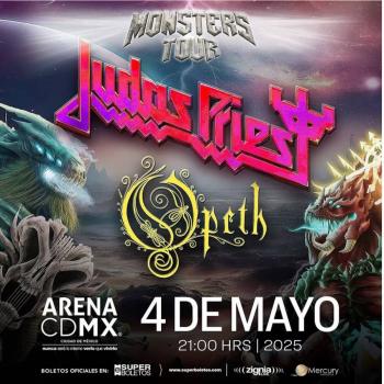¡Más Metal! Judas Priest y Opeth encenderán la Arena CDMX
