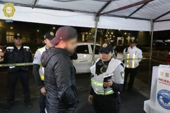 Alcoholímetro remite a más de 700 conductores a 