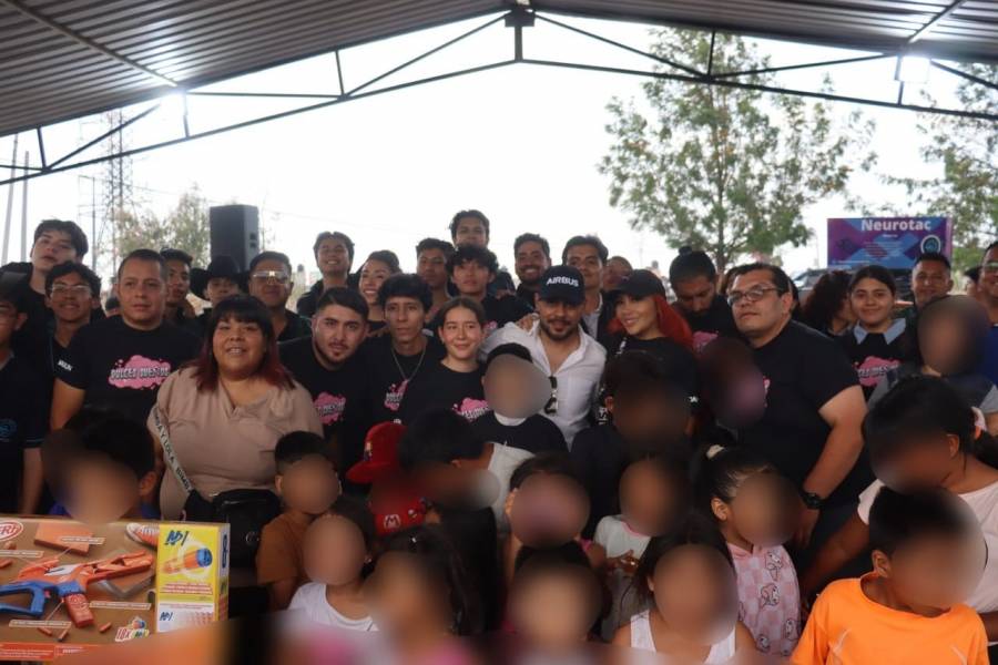 Día del Niño en Nezahualcóyotl: Iniciativa solidaria lleva sonrisas y diversión a los niños