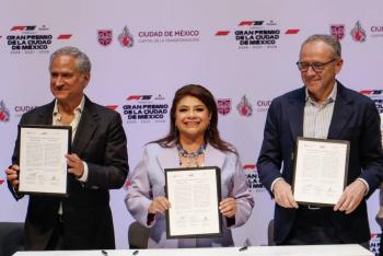 Clara Brugada celebra la permanencia del México GP de Fórmula 1 en la CDMX hasta 2028