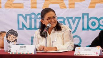 Aleida Alavez celebra el Día del Niño con Gabinete Infantil en el Museo del Fuego Nuevo