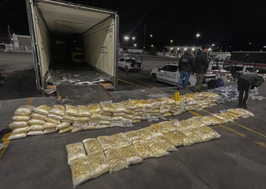 Vinculan a proceso a dos hombres detenidos con casi 500 kilos de metanfetamina en Chihuahua