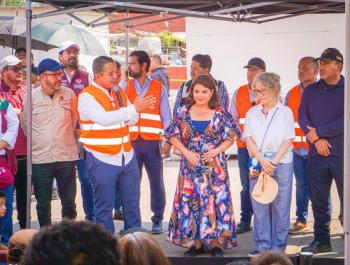 Clara Brugada anuncia programa de vivienda digna para afectados del incendio en Lindavista