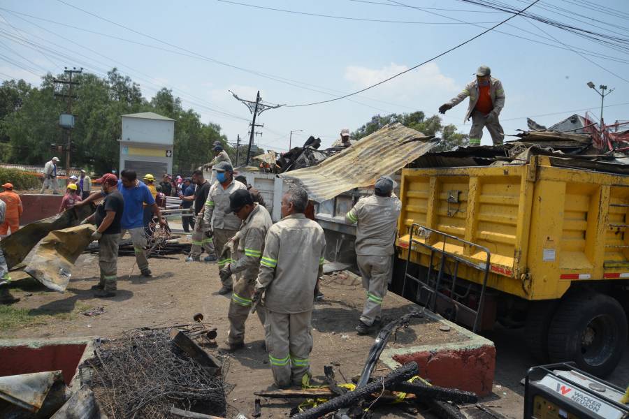 Gobierno capitalino responde de inmediato a incendio en Lindavista y ofrece apoyo integral a familias afectadas