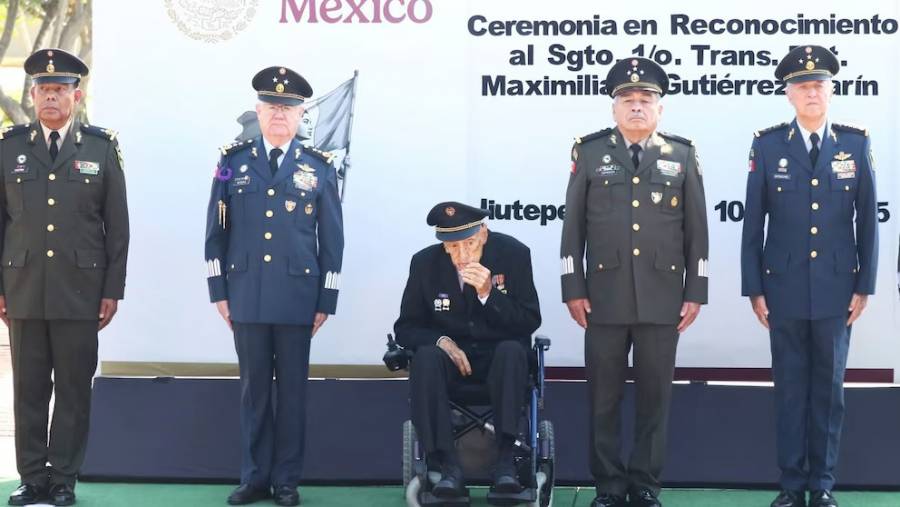 Muere César Maximiliano Gutiérrez Marín, último sobreviviente del Escuadrón 201, a los 100 años