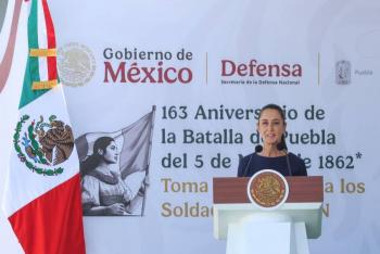 Sheinbaum conmemora su primer 5 de mayo como presidenta: “M&eacute;xico ser&aacute; siempre una naci&oacute;n libre y soberana”