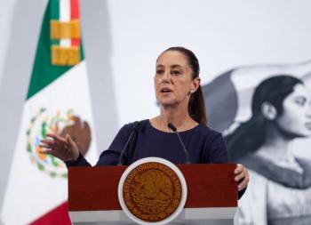 Tras dichos de Trump, Sheinbaum defiende soberan&iacute;a y rechaza debate medi&aacute;tico