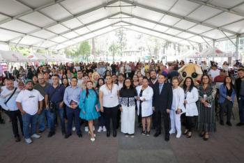 Aleida Alavez inaugura Feria de Servicios del ISSSTE en Iztapalapa para fortalecer la salud de trabajadores