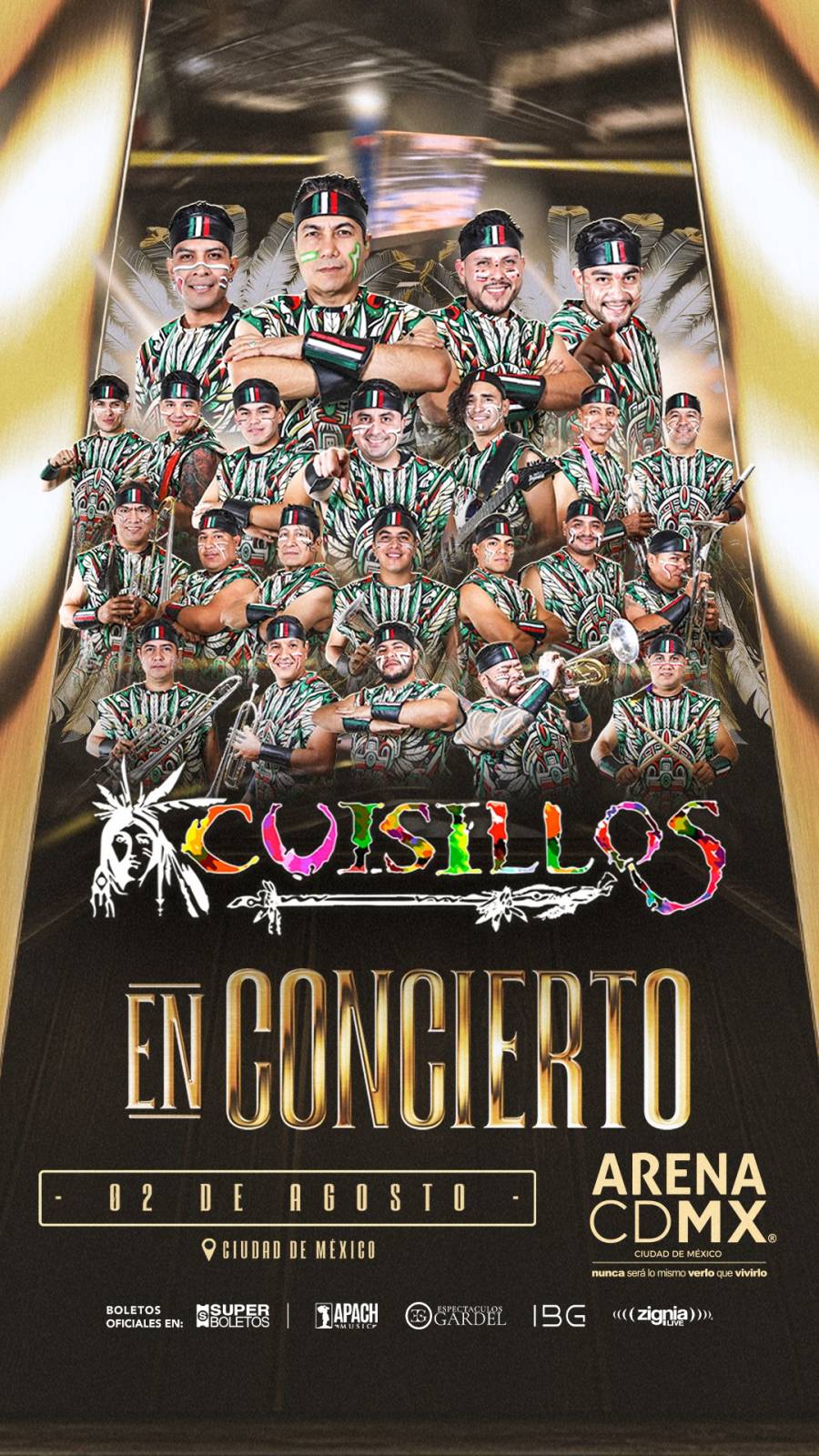BANDA CUISILLOS  por primera vez en la Arena CDMX