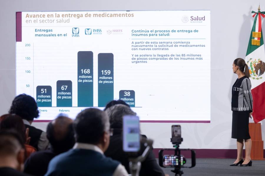 Avanza la compra de medicamentos; Salud reporta ahorros por más de 27 mil mdp