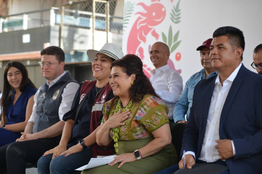 Clara Brugada lanza el Programa “Acupuntura Urbana” para mitigar grietas en Tláhuac