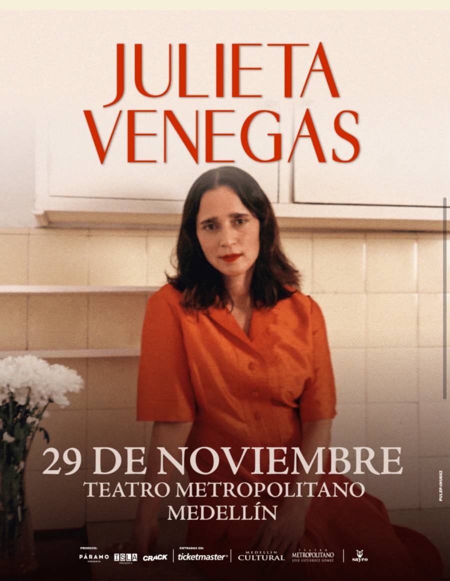 Julieta Venegas regresa a Colombia con dos conciertos íntimos en Bogotá y Medellín